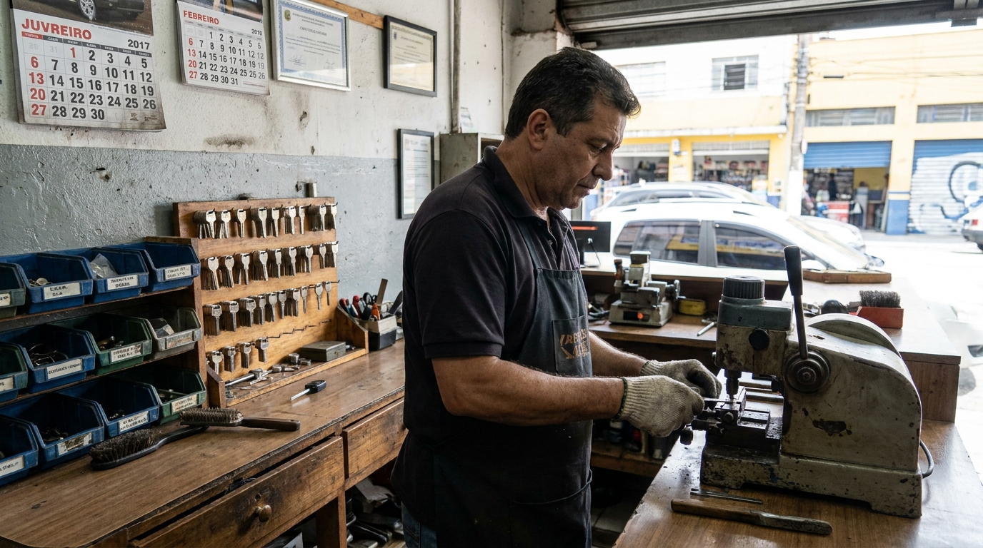 Confecção de Chave Automotiva perto de mim em Maringá‑PR
