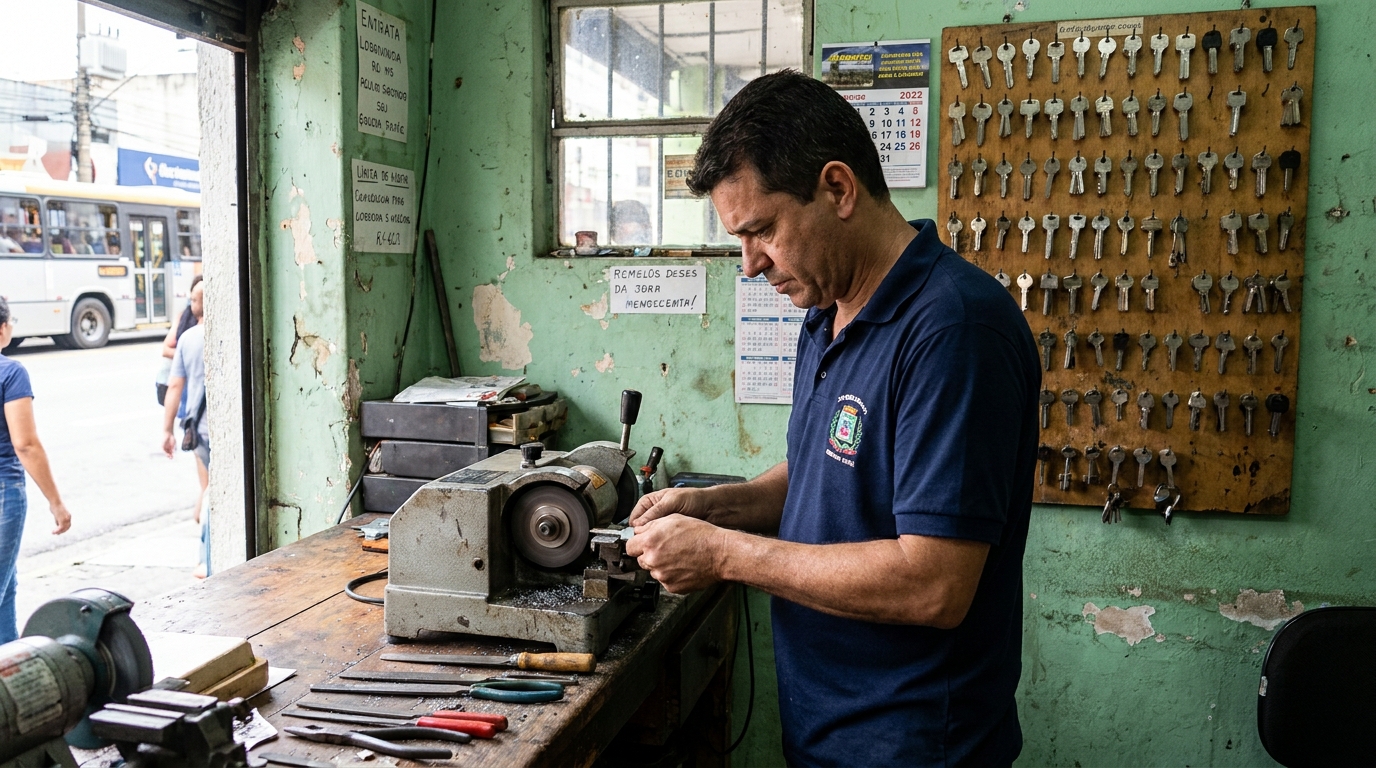 Cópia de Chave Residencial profissional em Maringá‑PR