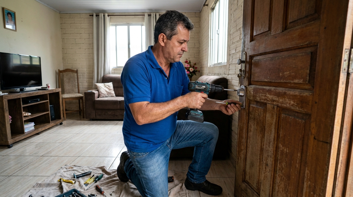 Serviço de Instalação de Fechadura Residencial em Maringá‑PR