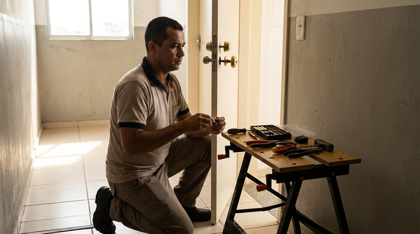 Troca de Segredo Residencial profissional em Maringá‑PR